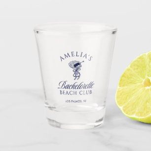 Hand Drawn Cocktail Bachelorette Weekend Shot Glass