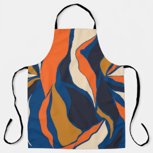 Hand drawn colourful abstract pattern. Creative co Apron