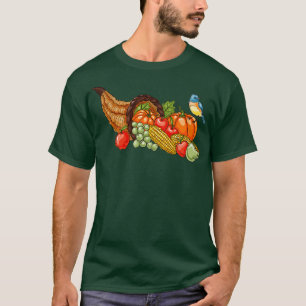 Hand Drawn Cornucopia  T-Shirt