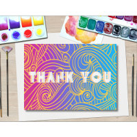 Hand Drawn Curly Pattern Abstract