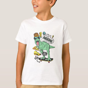 Hand-Drawn Cute Dinosaur –  T-Shirt