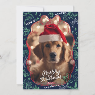 Hand Drawn Doodle Merry Christmas Card