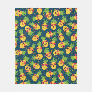 Hand drawn doodle seamless background with hand dr fleece blanket