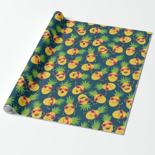 Hand drawn doodle seamless background with hand dr wrapping paper
