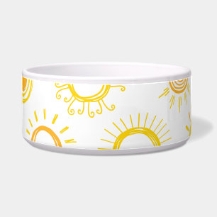 Hand Drawn Doodle Suns Pattern