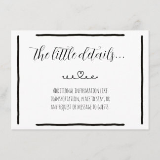 Hand Drawn Doodles Enclosure Card
