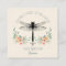 Hand Drawn Dragonfly Floral Gardener
