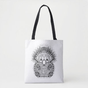 Hand Drawn Echidna Doodle 2 Tote Bag