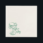 Hand Drawn Espresso Martini, Bar Cocktail Wedding  Napkin<br><div class="desc">MARTINI Personalised Cocktail Napkins,  Custom Monogram Napkins,  Espresso Martini,  Bar Cocktail Napkins,  Custom Napkins,  Cocktail Napkins.</div>