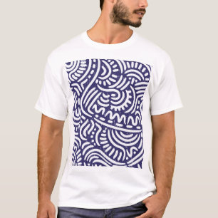 Hand-drawn ethnic elements, vibrant pattern. T-Shirt