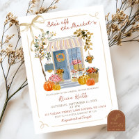 Hand Drawn Fall Autumn Pumpkin Bridal Shower