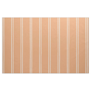 Hand Drawn Farmhouse Stripes Muted Apricot Fabric