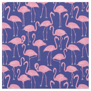 Hand-Drawn Flamingo Tropical Sewing & Quilting Fabric