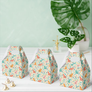 Hand Drawn Floral Capybara Favour Boxes
