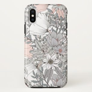 Hand Drawn Floral Design Case-Mate iPhone Case