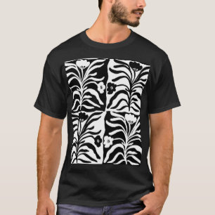 Hand Drawn Floral: Vintage Abstract T-Shirt