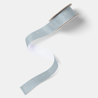 Hand Drawn Florals Satin Ribbon