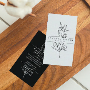 Hand Drawn Florist Botanical Business Card