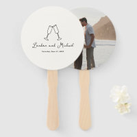 Hand Drawn Flutes Doodle Modern Wedding