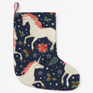 Hand drawn fresh lemon pattern on wood texture small christmas stocking