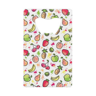hand drawn fruits pattern