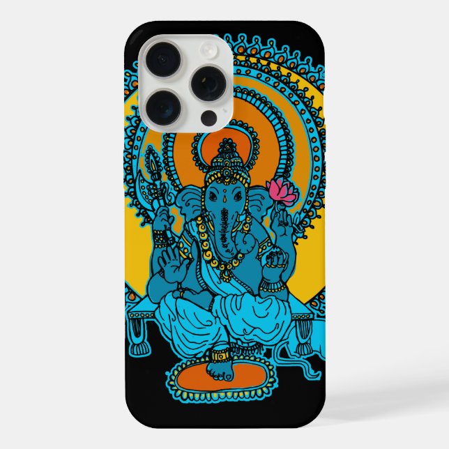 Hand drawn Ganesh iPhone Case (Back)