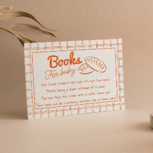 Hand Drawn Gender Neutral Bread Baby Book Request Enclosure Card
