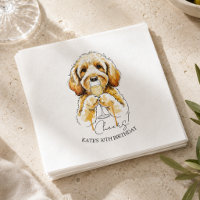 Hand Drawn Golden Doodle Champagne Flute