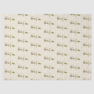 Hand drawn golf tissue paper