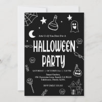 Hand-Drawn Halloween Vibes Party