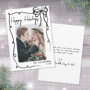 Hand Drawn Happy Holiday Card