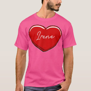 Hand Drawn Heart IreneFirst Name Hearts I Love Ire T-Shirt