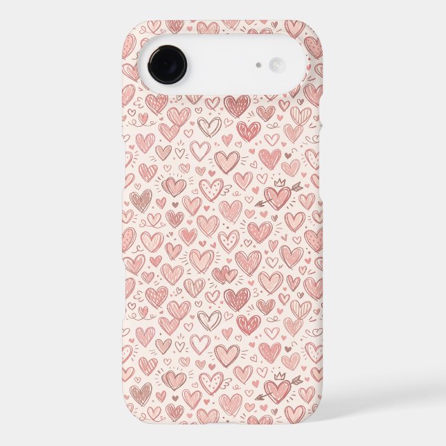 Hand-Drawn Heart Pattern (Back)