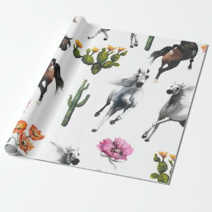 Hand drawn illustration. Seamless pattern. Cute ca Wrapping Paper