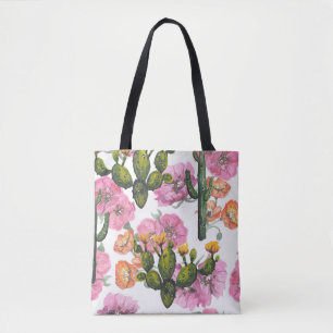 Hand drawn illustration. Watercolor drawing. Cute Tote Bag