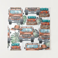Hand drawn illustration. Watercolor seamless patte