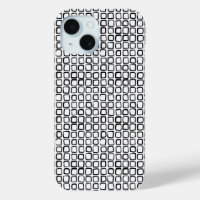 Hand-Drawn Inky Squares Grid Case-Mate iPhone Case