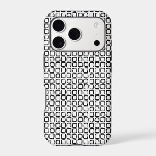 Hand-Drawn Inky Squares Grid Case-Mate iPhone Case
