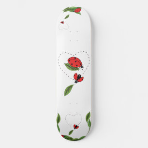 Hand drawn Lady bug  Skateboard