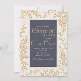 Hand-drawn Leaves Invitation