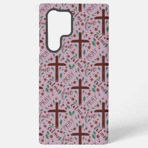 Hand-drawn Lenten Cross and Roses Samsung Case
