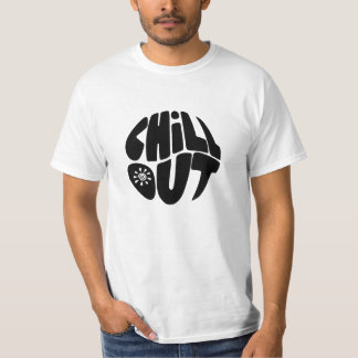 Hand drawn lettering phrase in the shape of a ball T-Shirt