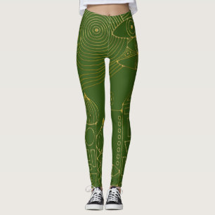 Hand Drawn Lines By EDDArt - Come together 3 Leggings