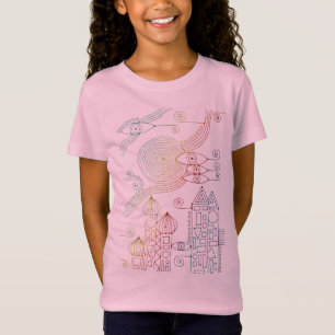 Hand Drawn Lines By EDDArt - Come together 4 T-Shirt