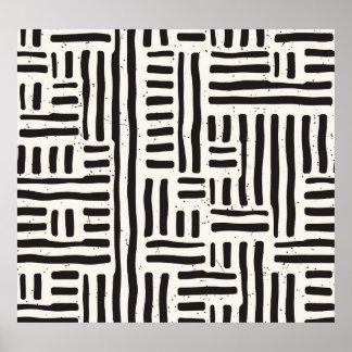 Hand-drawn lines, grungy seamless texture. poster