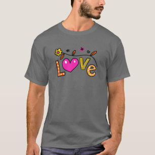 Hand Drawn Love Doodle T-Shirt