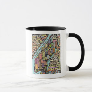 Hand Drawn Map of New York City Mug