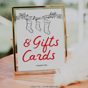 Hand Drawn Merry Little Baby Shower Gifts & Cards