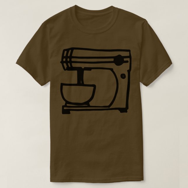 Hand Drawn Mixer T-Shirt (Design Front)