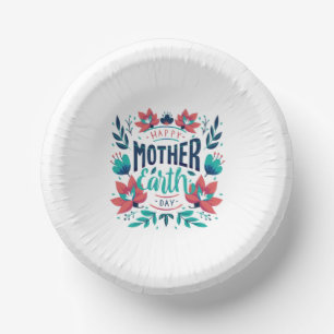 Hand Drawn Mother Earth Day Design-23184 Paper Plate